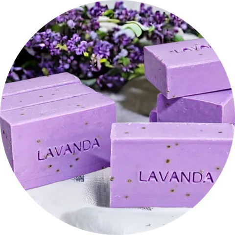 Jabones artesanales de lavanda